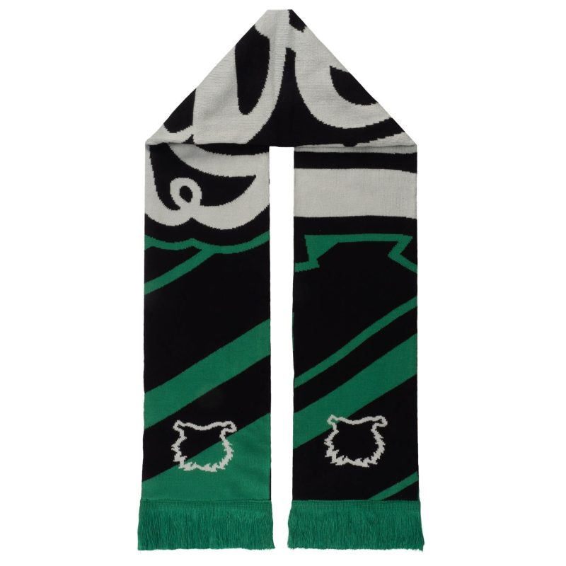 Huivi 24-25, mustavihreä ääriviivalogo