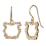 Riipuskorvakoru, kimaltava kullattu iso - Image 2