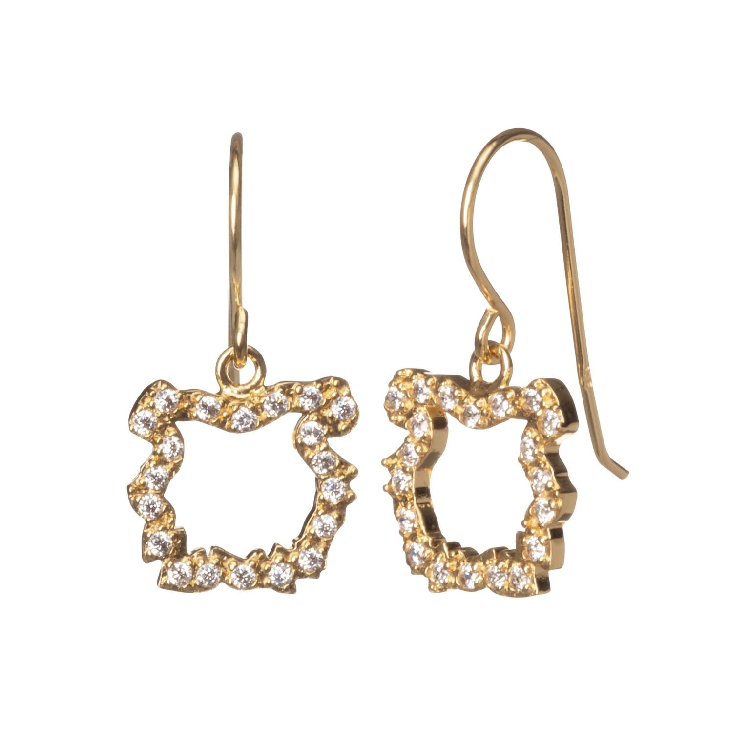 korvakorut_03_b Riipuskorvakoru, kimaltava kullattu pieni - Image 2