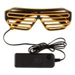 Led-lasit, raita keltainen - Image 3