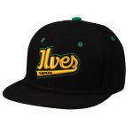 Snapback, musta Ilves-kaunoteksti