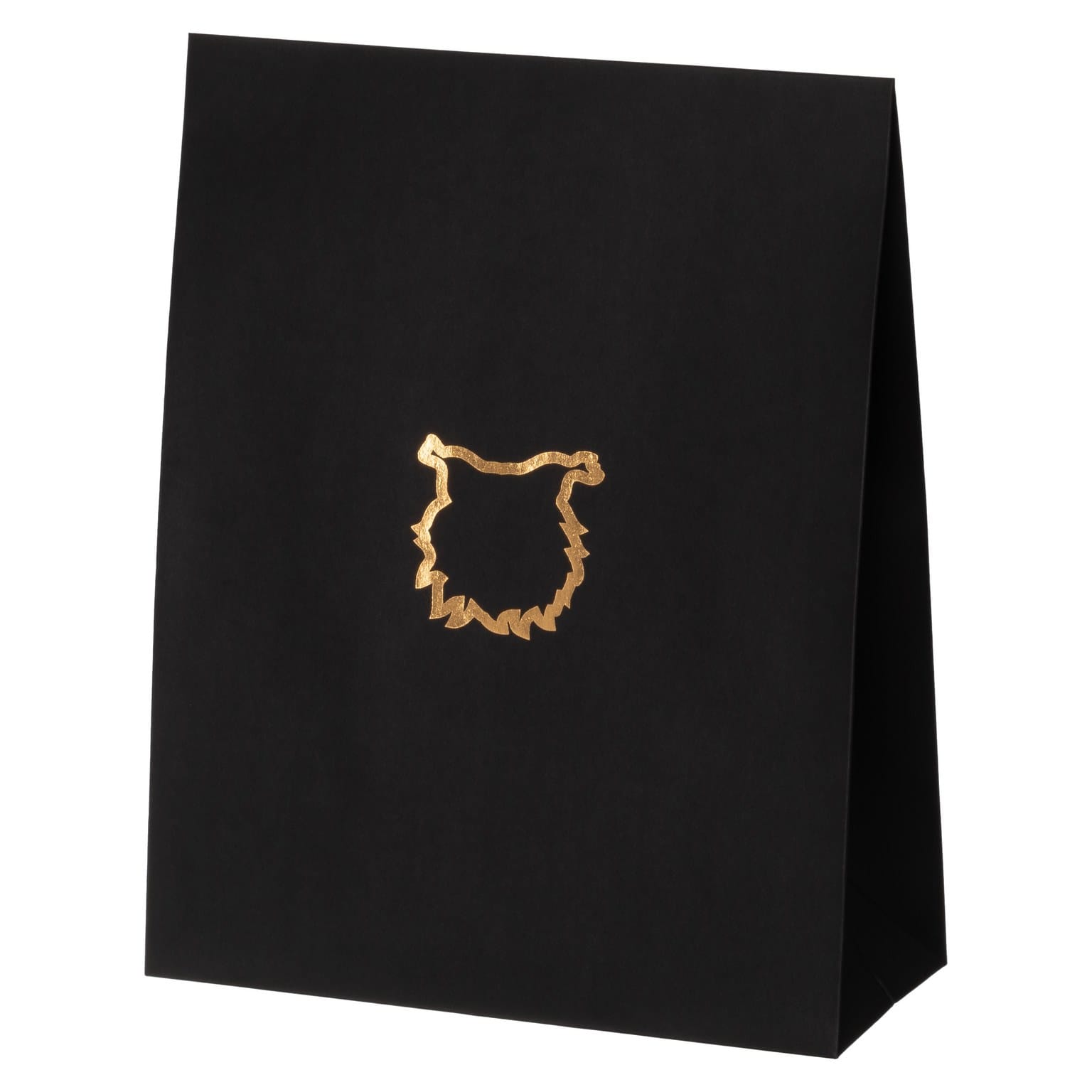 kirjepaketti_01 Lahjapussi, musta - Image 1