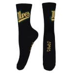 Puuvillasukka, kaunoteksti musta