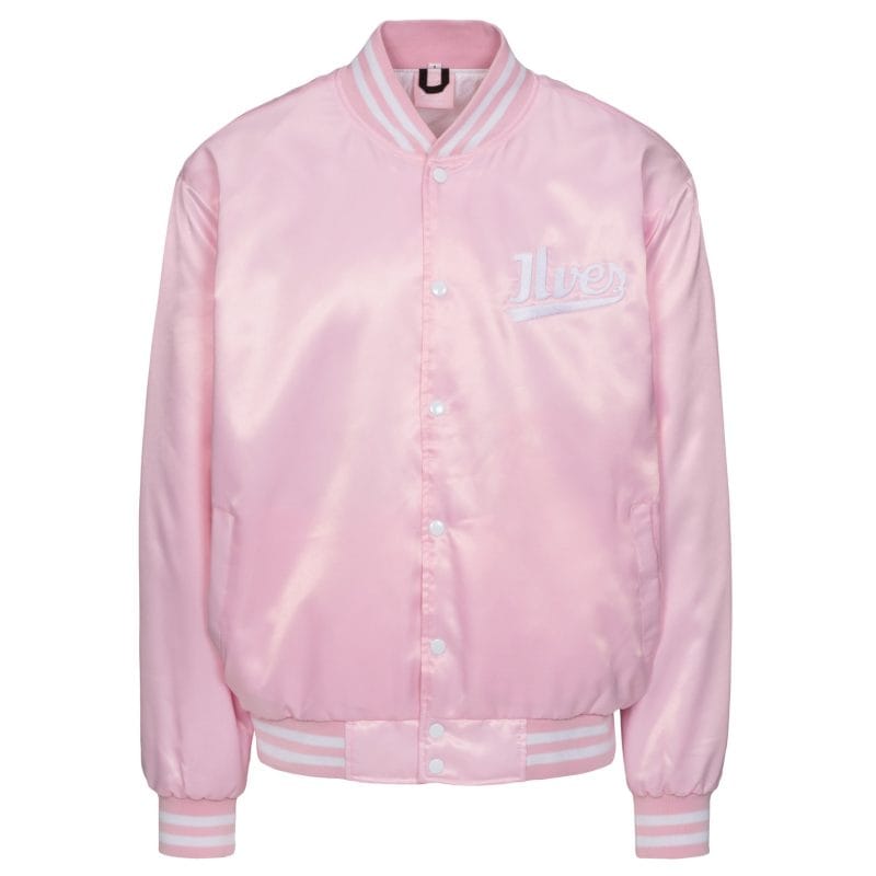 Satiinitakki, vaaleanpunainen