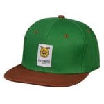 Snapback, vihreä ruskealla lipalla