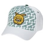 Lippis, valkoinen Ilves-teksti