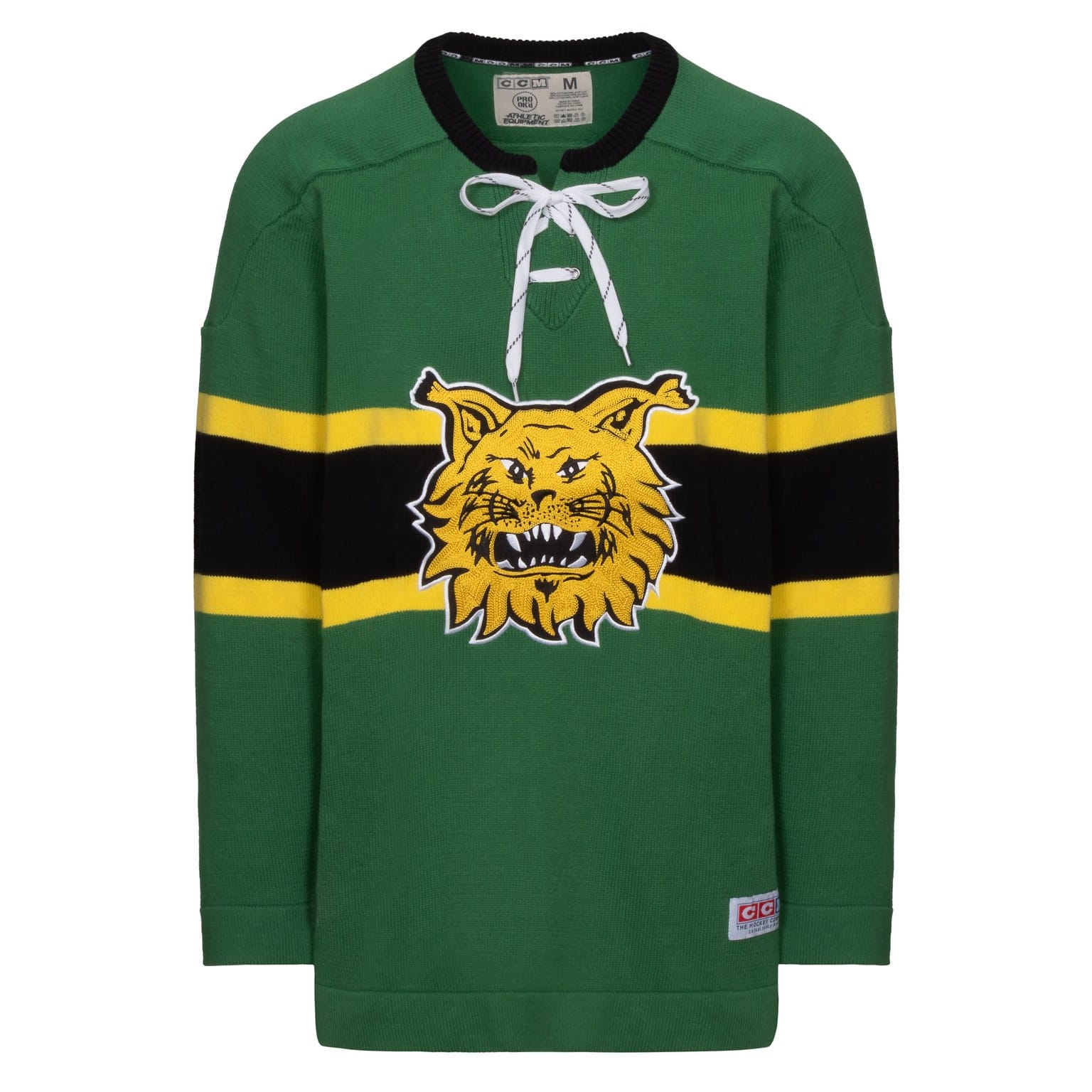 pelipaita_neule_01 CCM 26-27, pelipaitaneule vihreä - Image 1